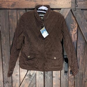 Eddie Bauer Brown Quilted Jacket